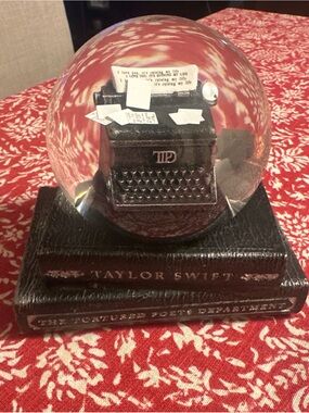 Taylor Swift Tortured Poets Department Snow Globe
